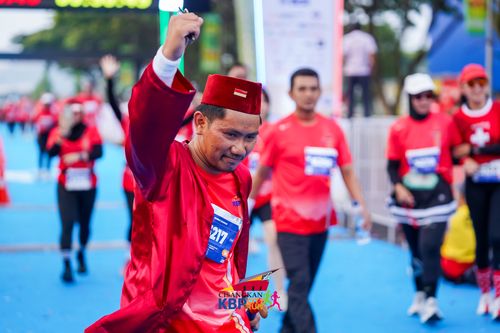 Race photo from CISANGKAN KBP CITY RUN 2025