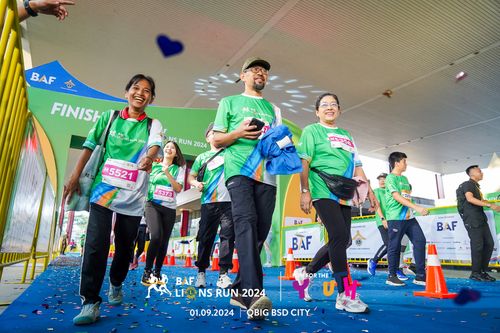 Race photo from BAF LIONS RUN 2024