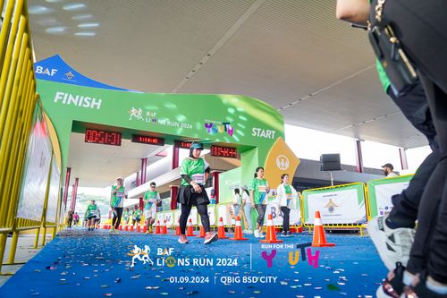 Race photo from BAF LIONS RUN 2024