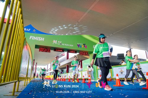 Race photo from BAF LIONS RUN 2024