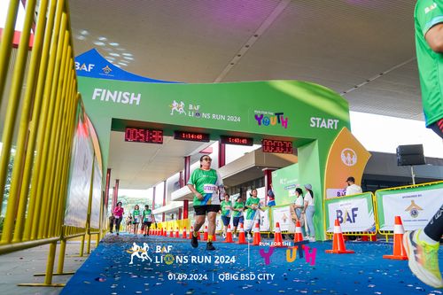 Race photo from BAF LIONS RUN 2024