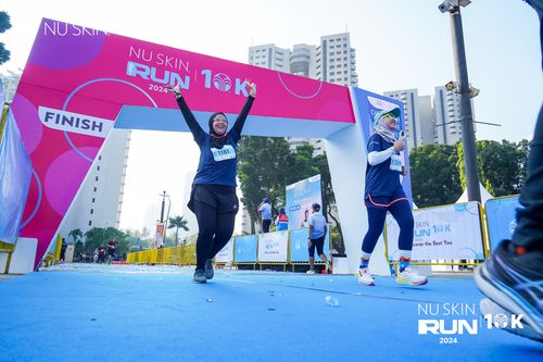 Race photo from Nu Skin Run 10K