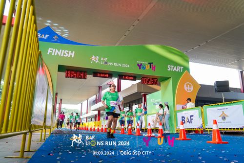 Race photo from BAF LIONS RUN 2024