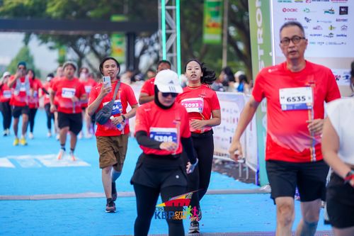 Race photo from CISANGKAN KBP CITY RUN 2025