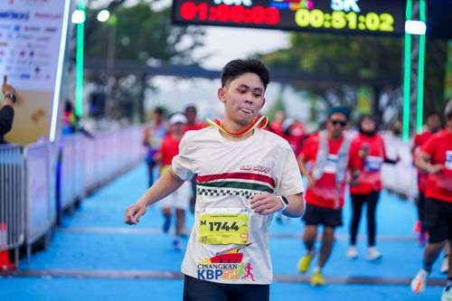 Race photo from CISANGKAN KBP CITY RUN 2025
