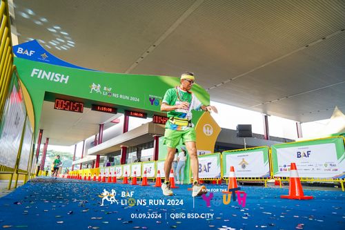 Race photo from BAF LIONS RUN 2024