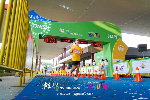 Race photo from BAF LIONS RUN 2024