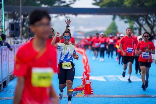 Race photo from CISANGKAN KBP CITY RUN 2025