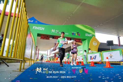 Race photo from BAF LIONS RUN 2024