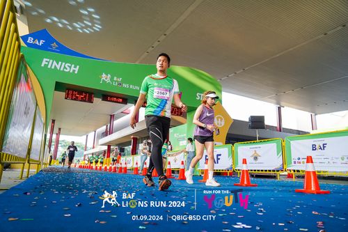 Race photo from BAF LIONS RUN 2024