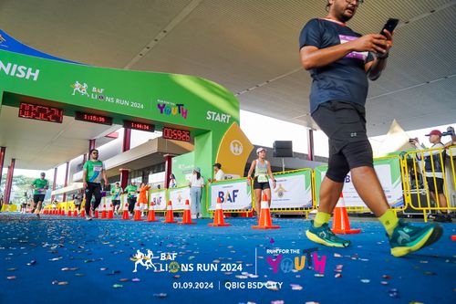 Race photo from BAF LIONS RUN 2024
