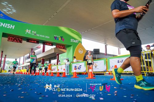 Race photo from BAF LIONS RUN 2024