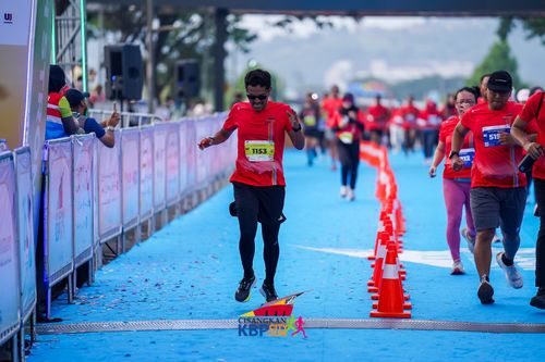 Race photo from CISANGKAN KBP CITY RUN 2025
