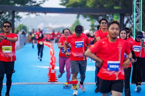 Race photo from CISANGKAN KBP CITY RUN 2025