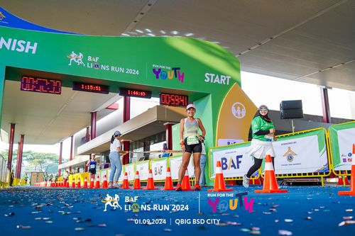 Race photo from BAF LIONS RUN 2024