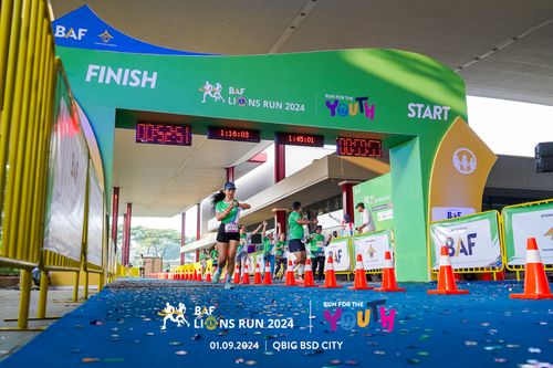 Race photo from BAF LIONS RUN 2024