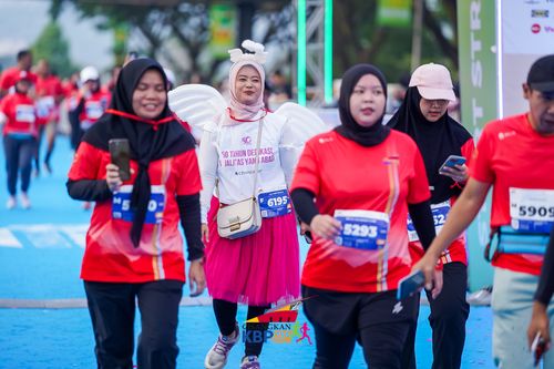 Race photo from CISANGKAN KBP CITY RUN 2025