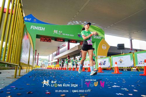 Race photo from BAF LIONS RUN 2024