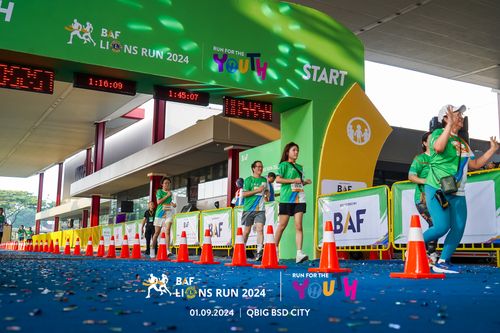 Race photo from BAF LIONS RUN 2024