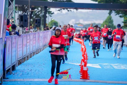 Race photo from CISANGKAN KBP CITY RUN 2025