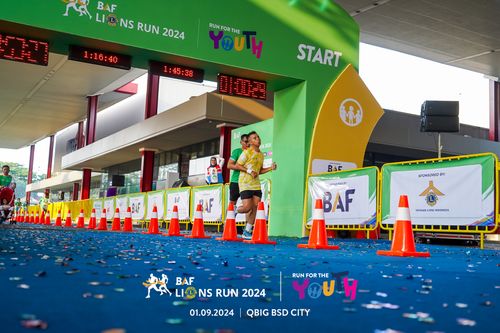 Race photo from BAF LIONS RUN 2024