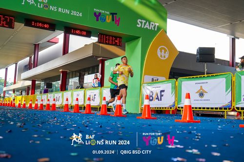 Race photo from BAF LIONS RUN 2024