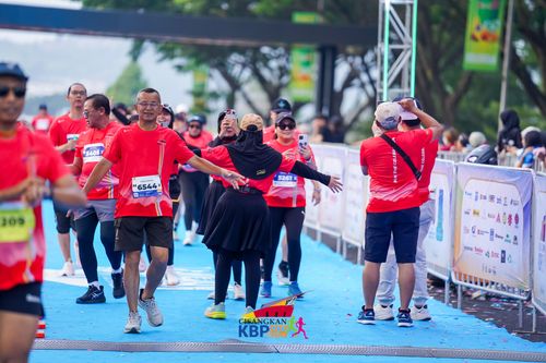 Race photo from CISANGKAN KBP CITY RUN 2025
