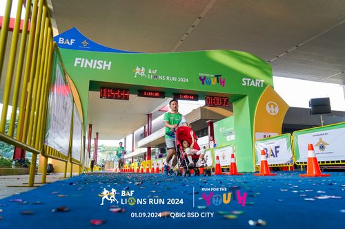 Race photo from BAF LIONS RUN 2024