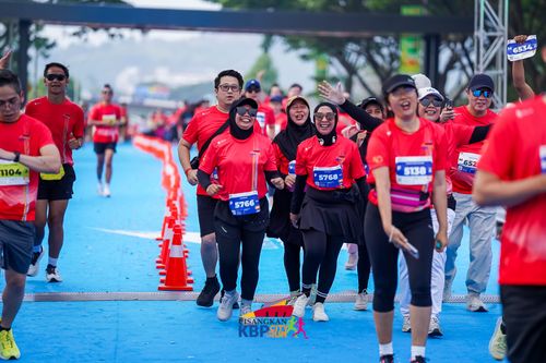 Race photo from CISANGKAN KBP CITY RUN 2025