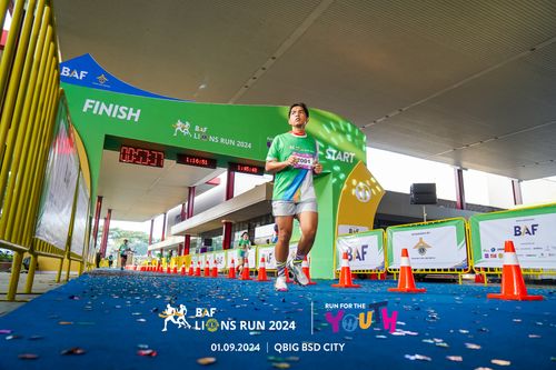 Race photo from BAF LIONS RUN 2024