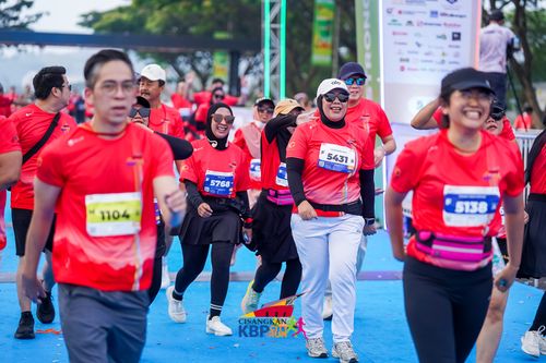Race photo from CISANGKAN KBP CITY RUN 2025