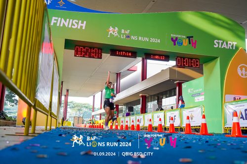Race photo from BAF LIONS RUN 2024