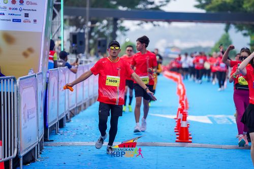 Race photo from CISANGKAN KBP CITY RUN 2025