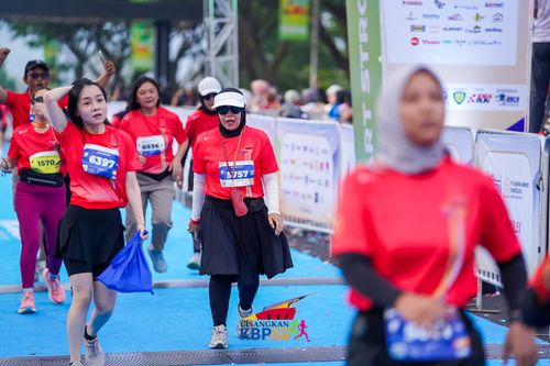 Race photo from CISANGKAN KBP CITY RUN 2025
