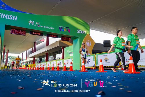 Race photo from BAF LIONS RUN 2024