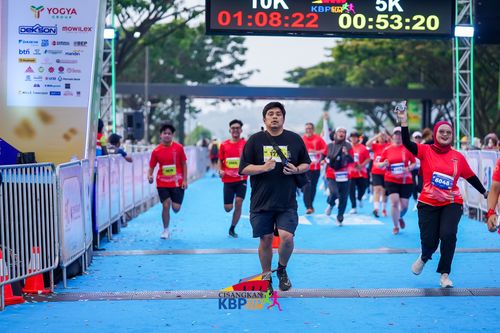Race photo from CISANGKAN KBP CITY RUN 2025