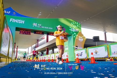 Race photo from BAF LIONS RUN 2024