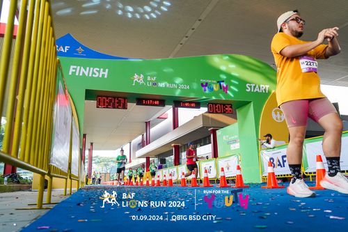 Race photo from BAF LIONS RUN 2024
