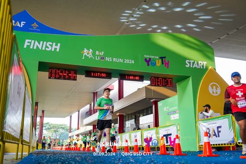 Race photo from BAF LIONS RUN 2024