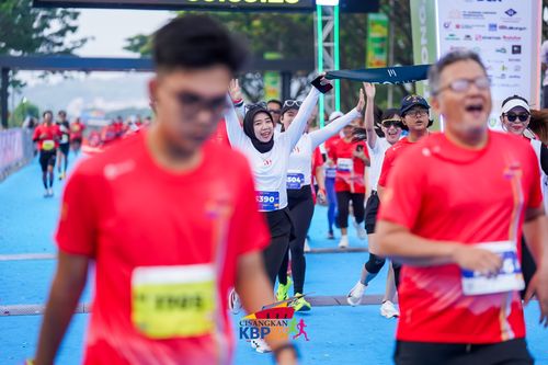 Race photo from CISANGKAN KBP CITY RUN 2025