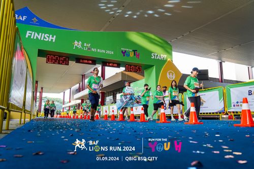 Race photo from BAF LIONS RUN 2024