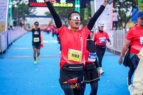 Race photo from CISANGKAN KBP CITY RUN 2025