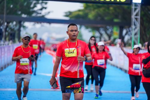 Race photo from CISANGKAN KBP CITY RUN 2025