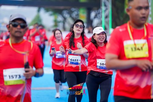 Race photo from CISANGKAN KBP CITY RUN 2025