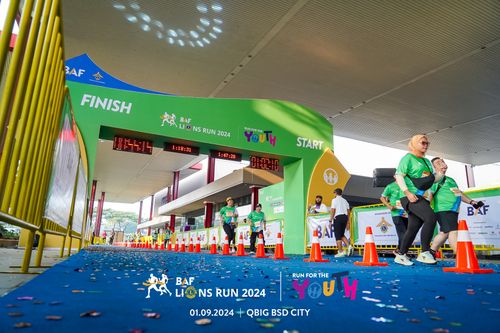 Race photo from BAF LIONS RUN 2024