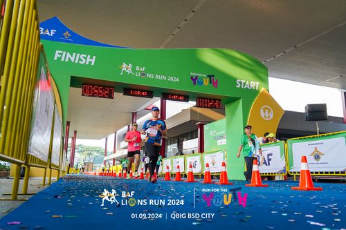 Race photo from BAF LIONS RUN 2024
