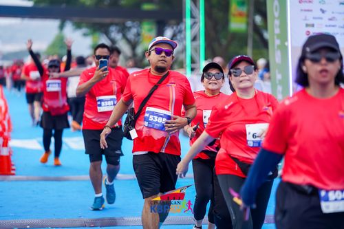 Race photo from CISANGKAN KBP CITY RUN 2025