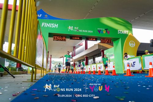 Race photo from BAF LIONS RUN 2024