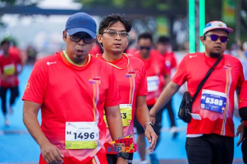 Race photo from CISANGKAN KBP CITY RUN 2025
