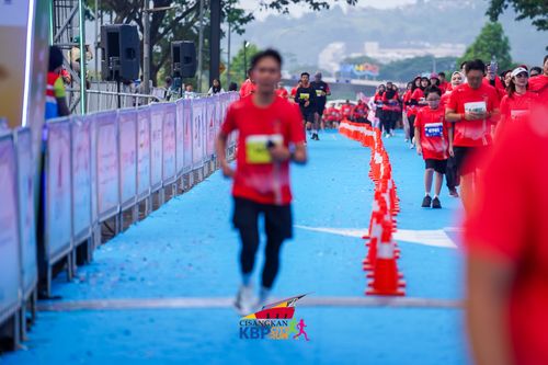 Race photo from CISANGKAN KBP CITY RUN 2025
